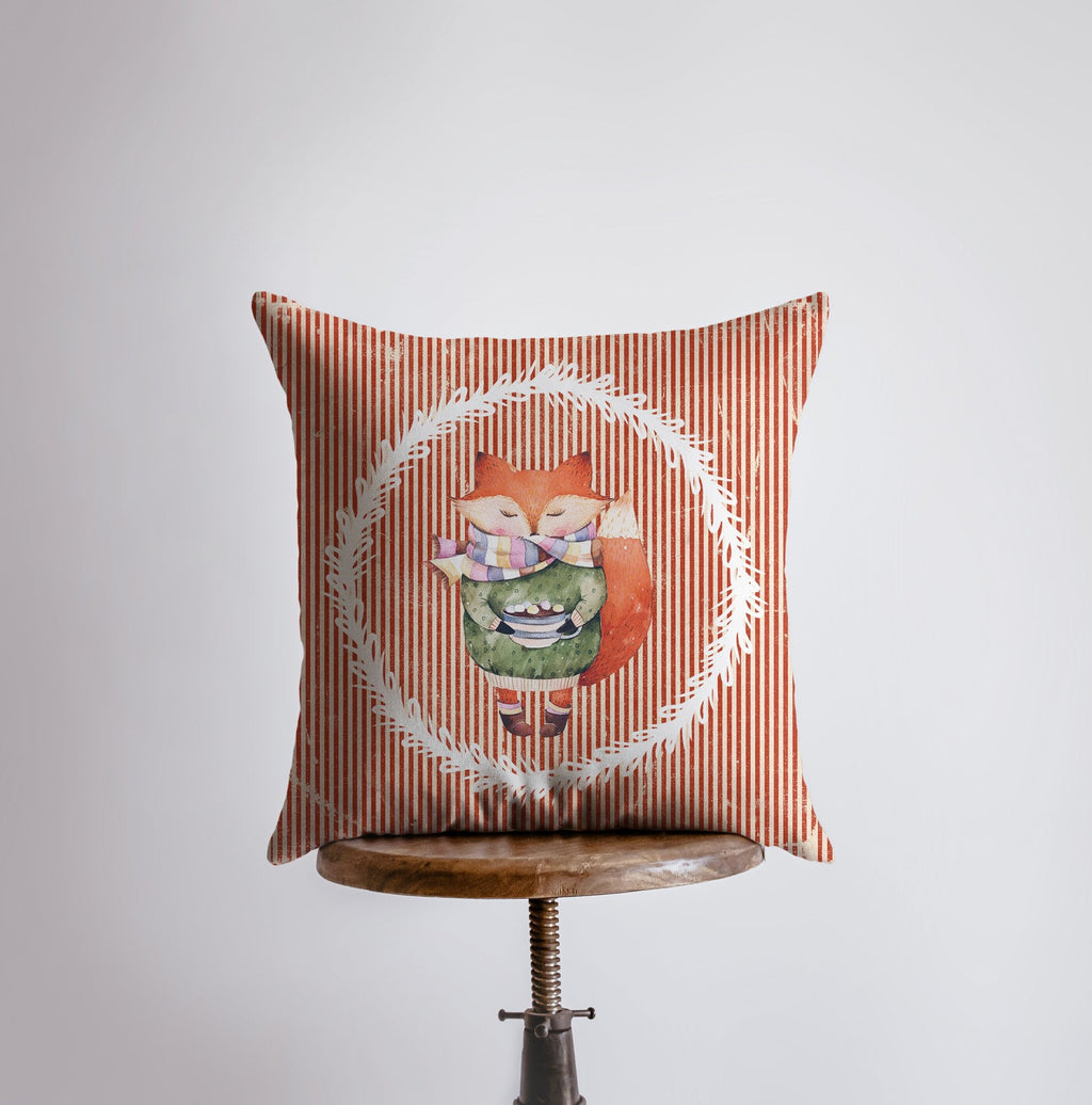 Christmas Fox Pillow