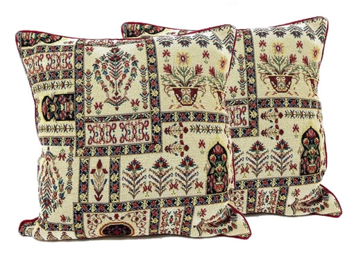 DaDalogy Bedding Light White Mughal Floral Botanical Cottage Fleur