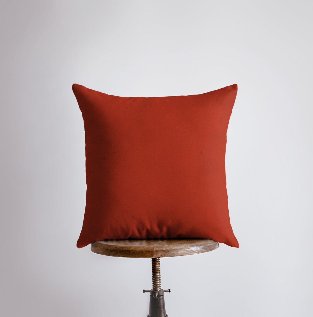 Joy to the World | Red Throw Pillow | Home Decor | Christmas Pillow