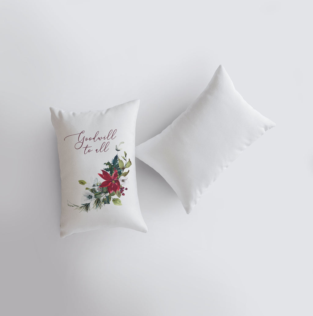 Goodwill Poinsettia Pillow
