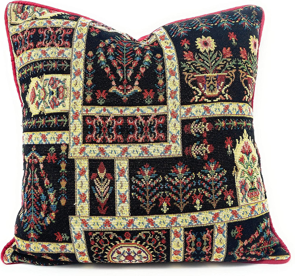 DaDalogy Bedding Dark Noir Botanical Mughal Floral Vintage Fleur