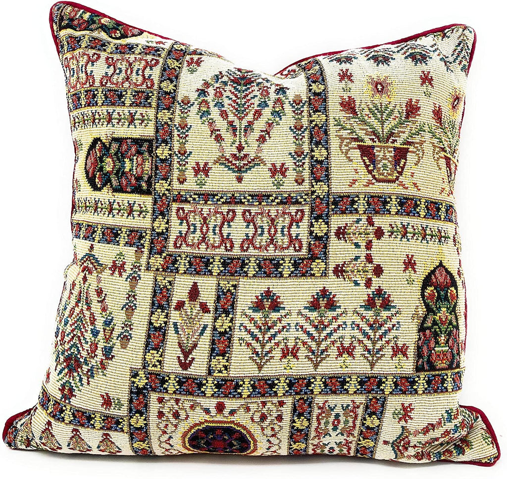 DaDalogy Bedding Light White Mughal Floral Botanical Cottage Fleur