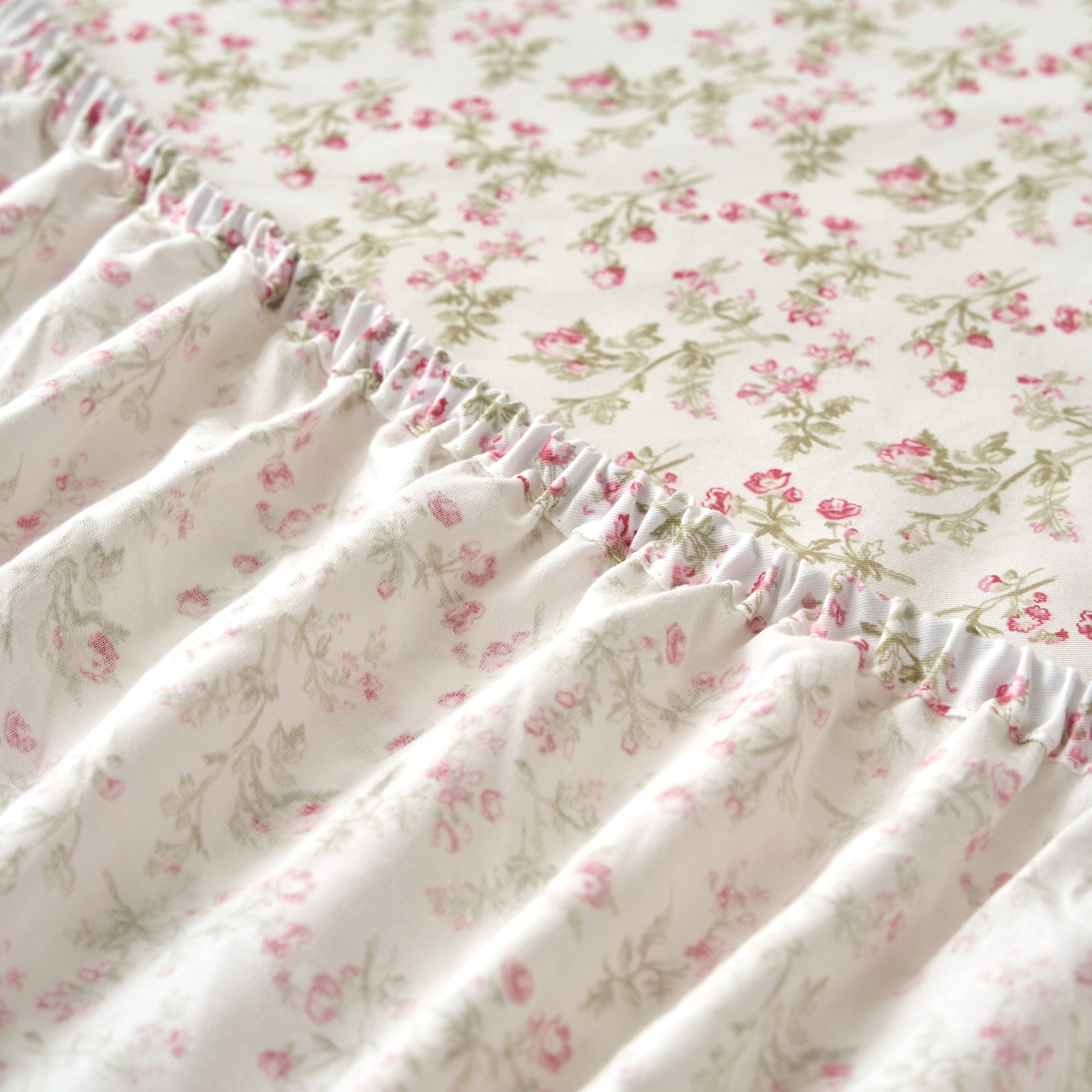 DaDa Bedding Romantic Coquette Floral Cotton Sheet Set