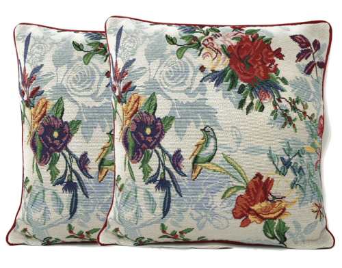 DaDa Bedding Elegant Tropical Paradise Birds Floral Tapestry Throw