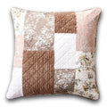 DaDa Bedding Vintage Patchwork Dusty Rose Taupe & Tan Beige Brown
