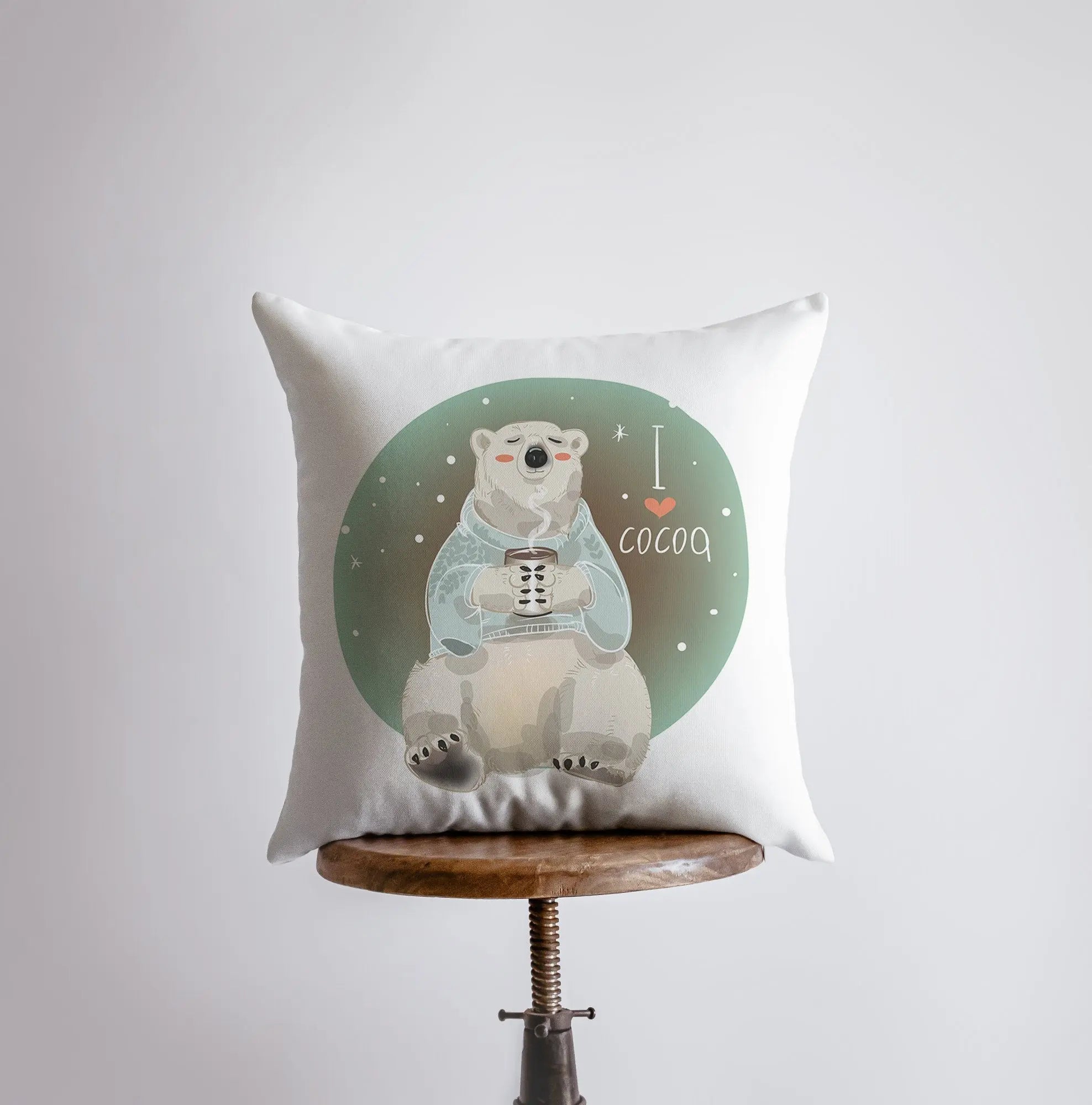Cocoa Bear Pillow