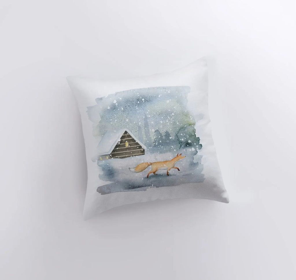 Winter Fox Pillow