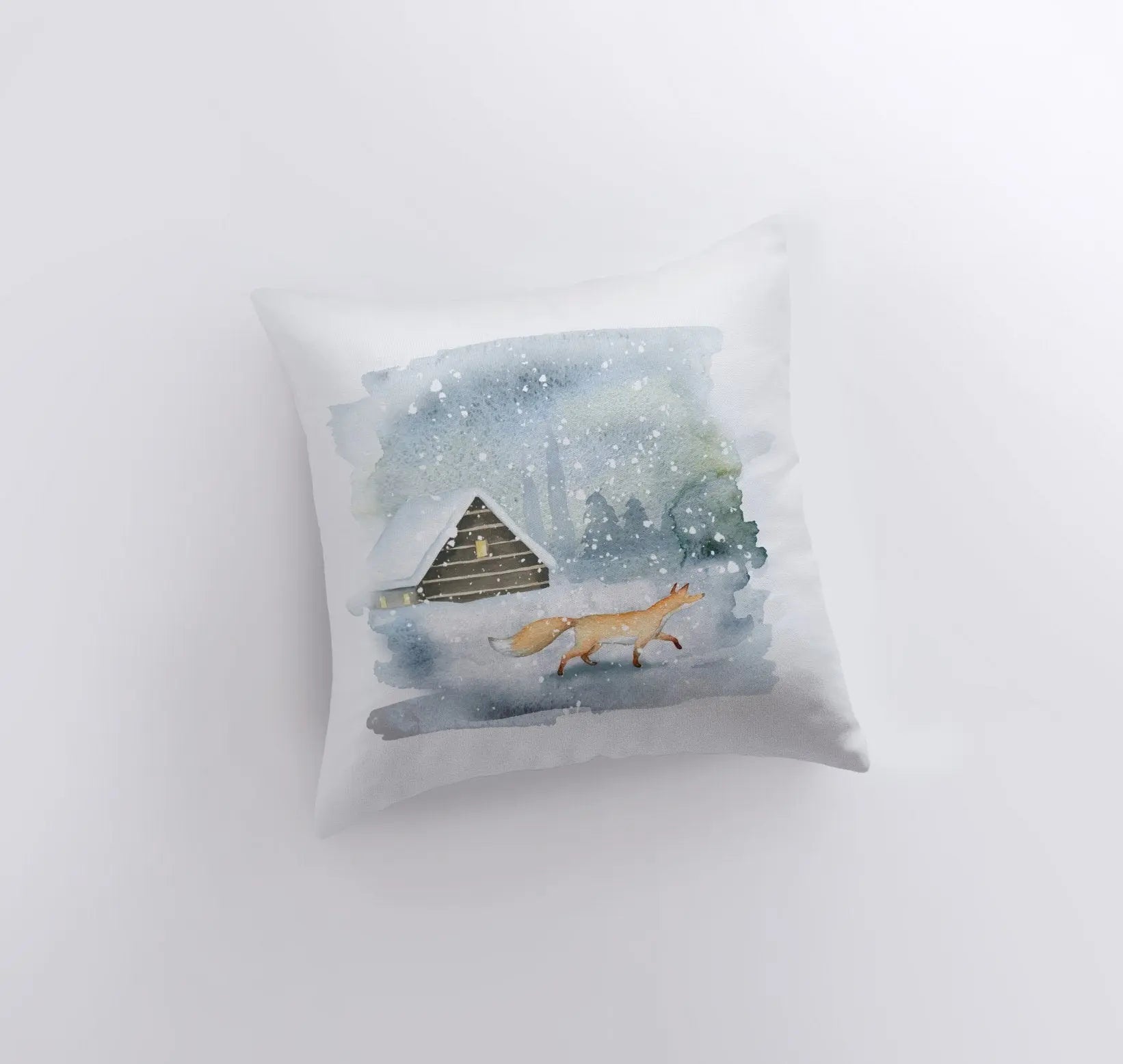 Winter Fox Pillow