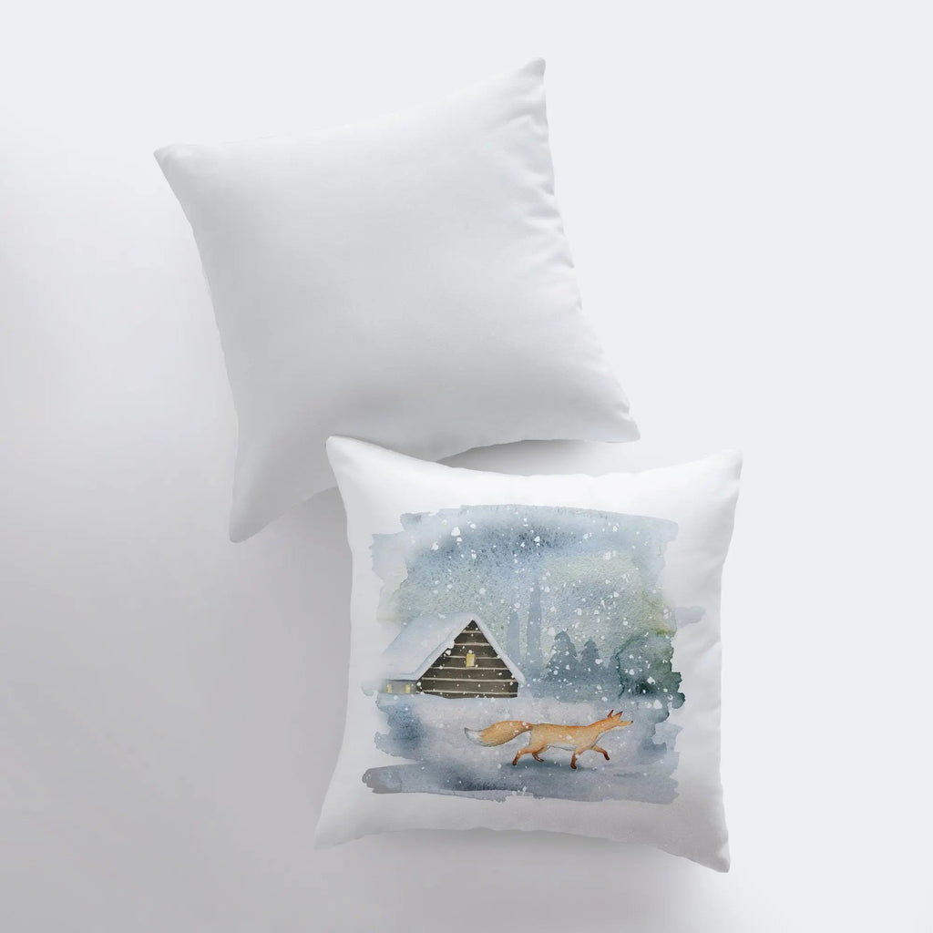 Winter Fox Pillow