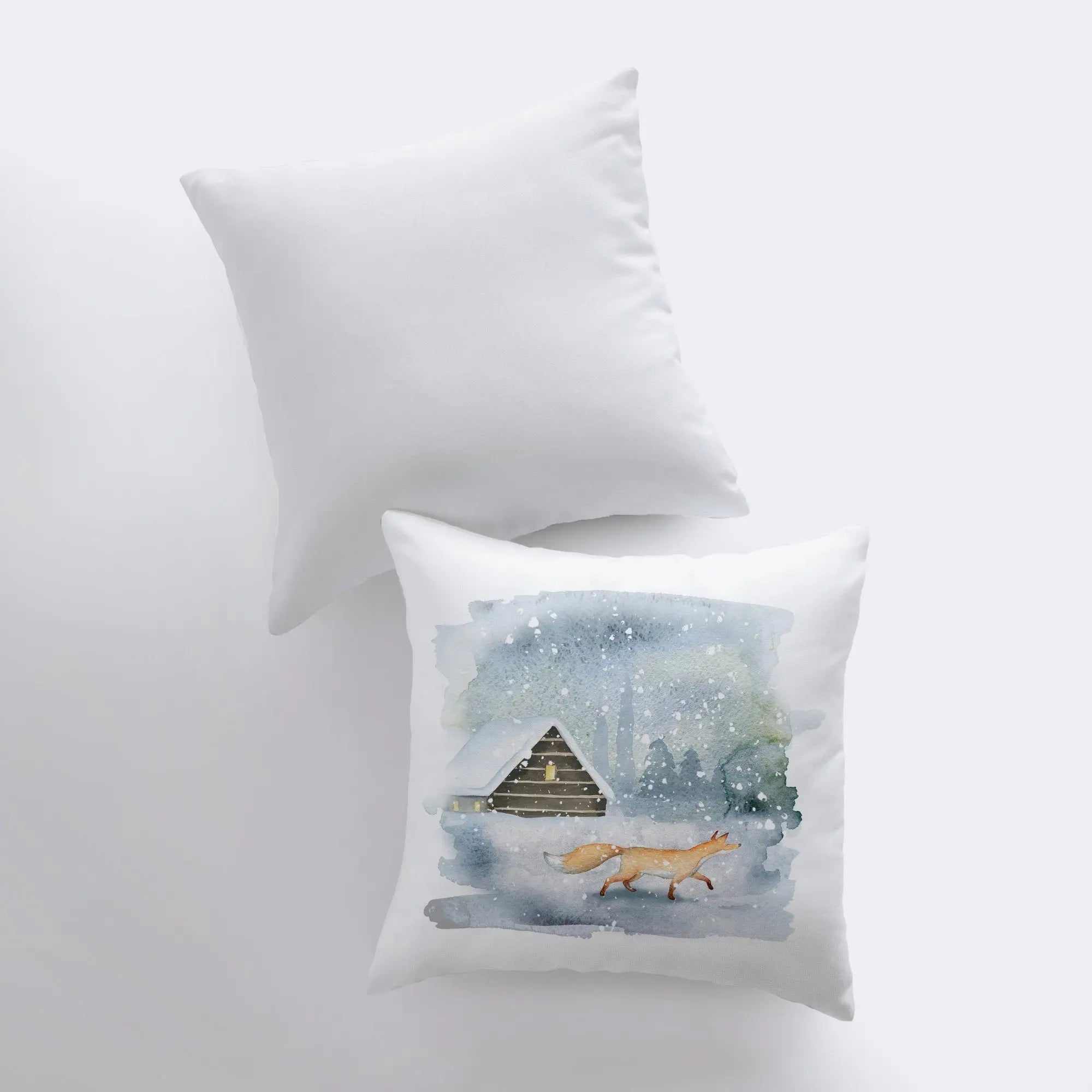 Winter Fox Pillow
