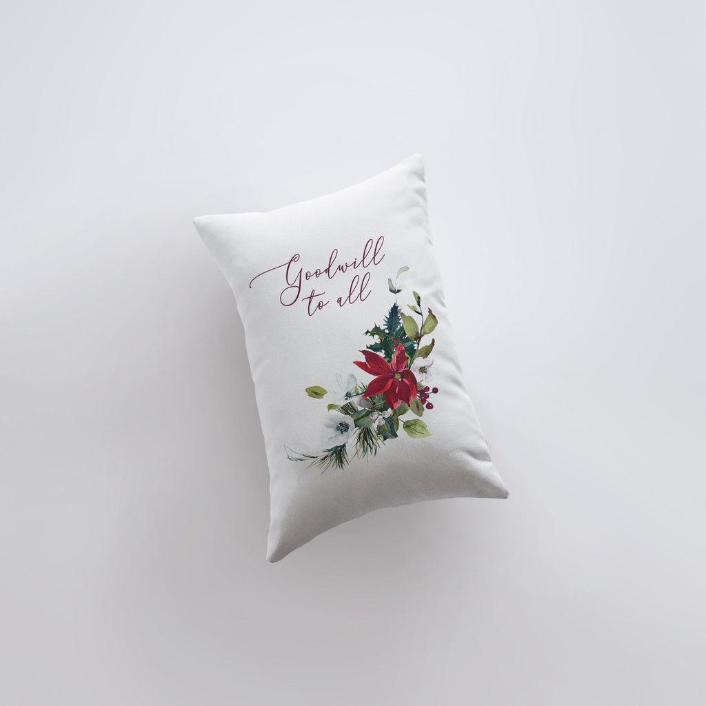 Goodwill Poinsettia Pillow