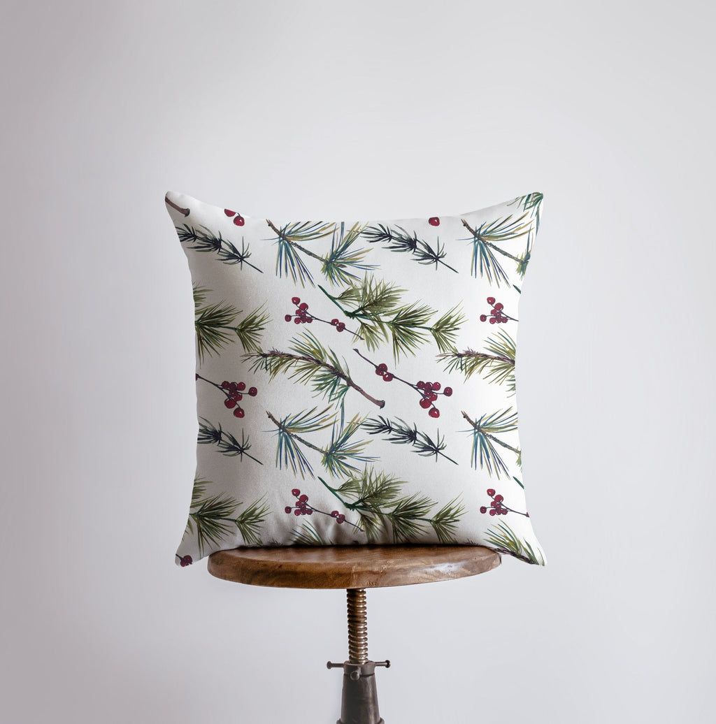 Christmas Holly Pillow