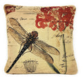 DaDa Bedding Dragonfly Dreams Elegant Insect Bug Throw Pillow Cushion