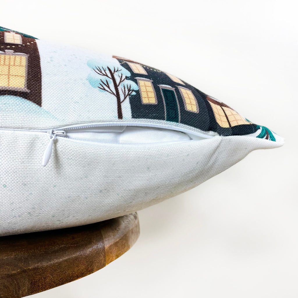 Snow Angel Christmas Pillow
