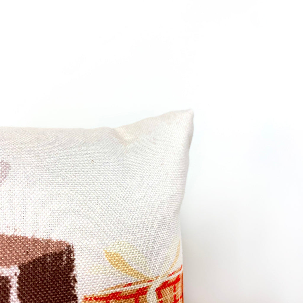 Christmas Gift Train | Throw Pillow Cover | 20x10 | Decorative Pillows