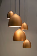 Prism Brassed Gold LED Floor Lamp with Faux Marble Base