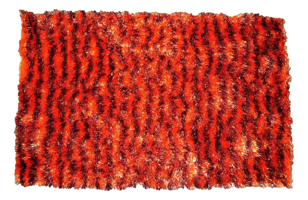 DaDa Bedding Shaggy Soft Rectangle Floor Door Mat Bath Carpet Rug -