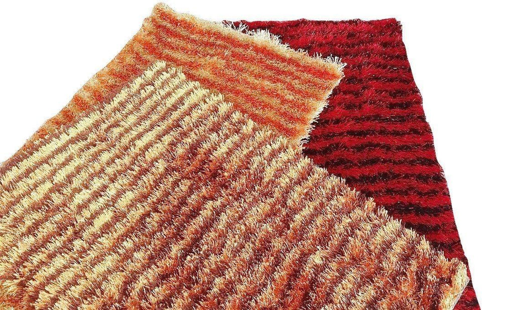 DaDa Bedding Shaggy Soft Rectangle Floor Door Mat Bath Carpet Rug -