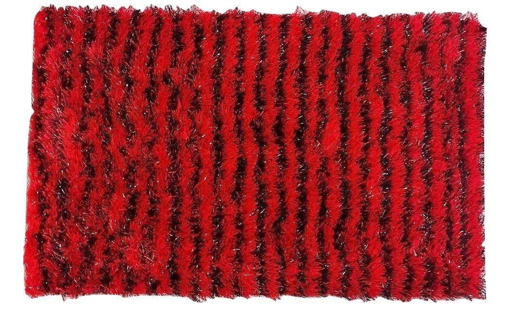 DaDa Bedding Shaggy Soft Rectangle Door Mat Bath Carpet Rug - 20" x