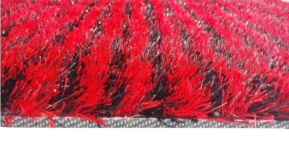 DaDa Bedding Shaggy Soft Rectangle Door Mat Bath Carpet Rug - 20" x